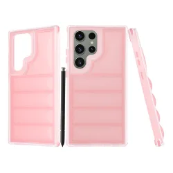 Custodia per Samsung Galaxy S23 FE S711, Techsuit, Wave Shield, Rosa