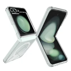Custodia MagSafe per Samsung Galaxy Z Flip7 FE F761 / Z Flip6 F741, Techsuit, Pro, Trasparente