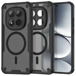Custodia MagSafe per Xiaomi Poco M8 Pro / Redmi Note 15 Pro+ 5G, Tech-Protect, Rugged Shield, Nera