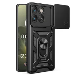Custodia per Motorola Edge 70, Techsuit, CamShield, Nera