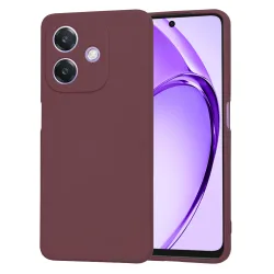 Custodia per Oppo A3 4G / A3 5G, Techsuit, SoftFlex, Ciliegia