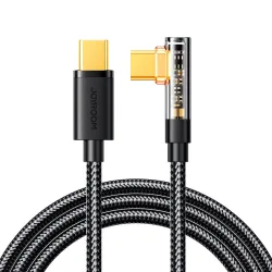 Cavo Dati e Ricarica USB-C - USB-C Joyroom S-A6 Angled, 100W, 1.2m, Nero