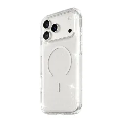 Custodia MagSafe per Apple iPhone 17 Pro Max, PanzerGlass, Care Urban Explorer Star Lit, Trasparente Bianca