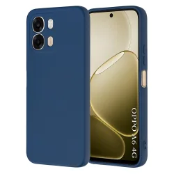 Custodia per Oppo A6 4G, Techsuit, SoftFlex, Blu Marino