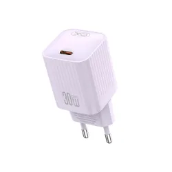Caricatore da rete XO Design L148, 30W, 3A, 1 x USB-C, Viola