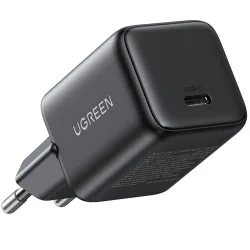 Caricabatterie da Rete UGREEN X513, 30W, 3A, 1 x USB-C, Nero