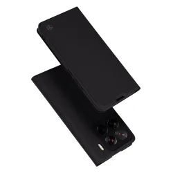 Custodia per Xiaomi 15 Pro, Techsuit, Magskin Book, Nera