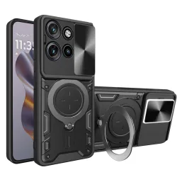 Custodia per Motorola Edge 60 Neo / Edge 50 Neo, Techsuit, CamGuard Pro, Nera