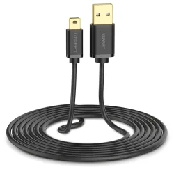Cavo Dati e Ricarica USB-A - miniUSB UGREEN US132, 2m, Nero