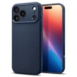 Custodia per Apple iPhone 17 Pro Max, Spigen, Liquid Air, Blu Navy ACS10266