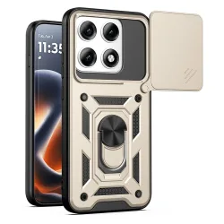 Custodia per Motorola Edge 70 Pro, Techsuit, CamShield, Dorata
