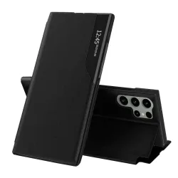 Custodia per Samsung Galaxy S23 Ultra S918, Techsuit, eFold, Nera