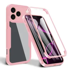 Custodia per Apple iPhone 17 Pro Max, Techsuit, ColorVerse 360, Rosa