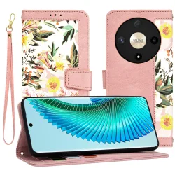 Custodia per Honor Magic6 Lite, Techsuit, FlipCraft, Rosa
