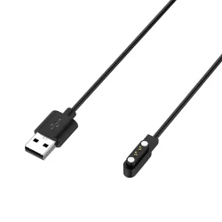 Cavo di ricarica Techsuit TXC4 per Oneplus Nord Watch / Haylou Bling LS12 / RT LS05S, USB-A, Nero