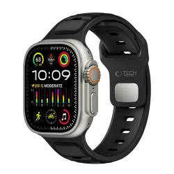 Cinturino Tech-Protect Iconband Line per Apple Watch 49mm / 46mm / 45mm / 44mm Series, Nero