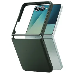Custodia per Samsung Galaxy Z Flip7 F766, Ringke, Onice, Verde Scuro