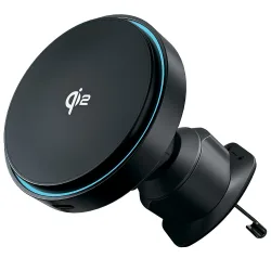 Caricabatterie Auto Wireless Proove Light Circle, 15W, 1.67A, Grigio WHLC15010002