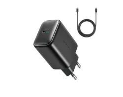 Caricabatterie da Rete con Cavo USB-C Joyroom JR-TCF23, 25W, 3A, 1 x USB-C, Nero