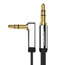 Cavo Audio 3.5mm - 3.5mm UGREEN AV112 Angled, 1m, Nero