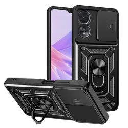 Custodia per Oppo A58 5G / A78 5G, Techsuit, CamShield, Nera