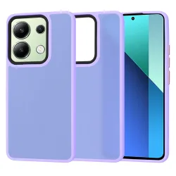 Custodia per Xiaomi Redmi Note 13 4G, Techsuit, HaloFrost, Viola Chiaro