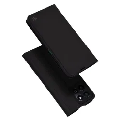 Custodia per Honor X7c / 200 Smart, Techsuit, Magskin Book, Nera