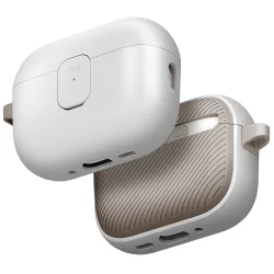 Custodia UNIQ Clyde per Apple AirPods Pro 3, Grigio Beige