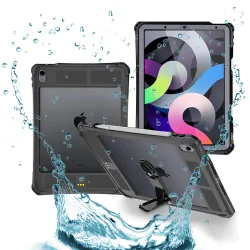 Custodia Waterproof per Apple iPad Air (2022) / Air (2020), ShellBox, Nera