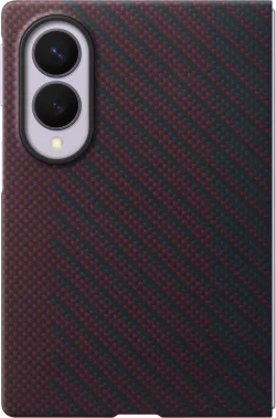 Custodia per Samsung Galaxy Z Fold8 F971, Carbon Magnet Case, Rosso EF-KF971SREGWW