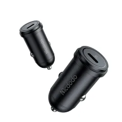 Caricabatterie Auto McDodo CC-7491 Obsidian, 30W, 3A, 1 x USB-C, Nero