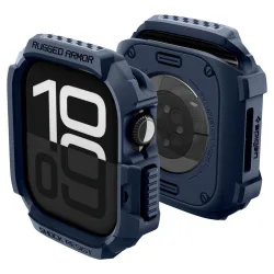 Custodia Spigen Rugged Armor V2 per Apple Watch Series 10 / 11 42mm, Blu Navy ACS10492