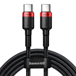 Cavo Dati e Ricarica USB-C - USB-C Baseus Cafule, 100W, 2m, Rosso CATKLF-AL91
