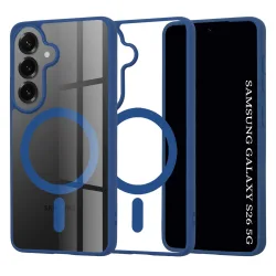Custodia MagSafe per Samsung Galaxy S26 S942, Techsuit, Pro, Blu