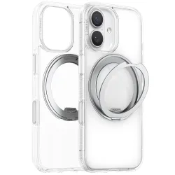 Custodia MagSafe per Apple iPhone 17, Torras, Ostand R Fitness, Trasparente