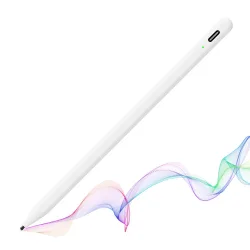 Touch Pen Techsuit A580S per Apple iPad, Versione Attiva, Bianco