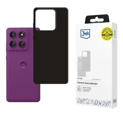 Custodia per Motorola Edge 60 Pro, 3MK, Nera Opaca