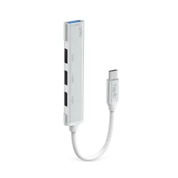 Hub USB-C HAVIT HB41, 4in1, Argento
