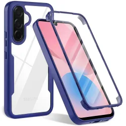 Custodia per Samsung Galaxy A27 5G, Techsuit, ColorVerse 360, Blu