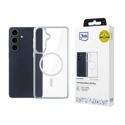 Custodia MagSafe per Samsung Galaxy S26 S942, 3MK, Armor MagCase, Trasparente