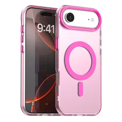 Custodia MagSafe per Apple iPhone 17 Air, Techsuit, CandyCase, Rosa