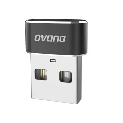 Adattatore Dati e Ricarica USB-C - USB-A Dudao L16AC, Nero