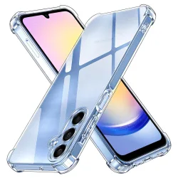 Custodia per Samsung Galaxy A25 A256, Techsuit, Shockproof Clear, Trasparente
