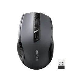 Mouse Wireless UGREEN MU006 (90855), 4000DPI, BT / Wi-Fi, Grigio