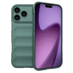 Custodia per Apple iPhone 17 Pro, Techsuit, Magic Shield, Verde