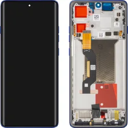 Display con Touchscreen Motorola Edge 60 Pro, con Cornice, Blu (Dazzling Blue), Service Pack 5D68C30046
