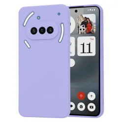 Custodia per Nothing Phone (3a), Techsuit, SoftFlex, Viola Chiaro