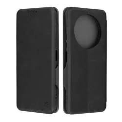 Custodia per Xiaomi Redmi A3x / A3, Techsuit, Safe Wallet Plus, Nera