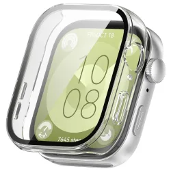 Custodia Techsuit Defense360 Pro per Huawei Watch Fit 3, Trasparente