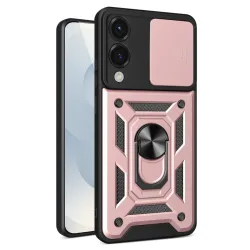 Custodia per Samsung Galaxy S25 Edge S937, Techsuit, CamShield, Rosa
